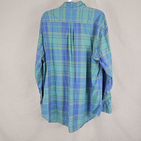 Vineyard Vines Shep & Ian Blue Plaid Button Up Shirt Men's Size XL Whale Shirt - Picture 5 of 6